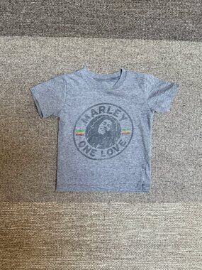 Bob Marley One Love Heather Gray T-Shirt Size 3T